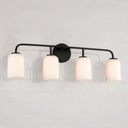 Capital Lighting 148841MB-542 Lawson Four Light Vanity, Matte Black Alternate Image 3.jpg