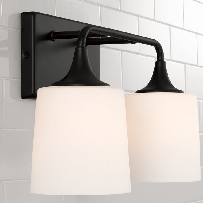 Capital Lighting 148921MB-541 Presley Two Light Vanity, Matte Black Alternate Image 4.jpg