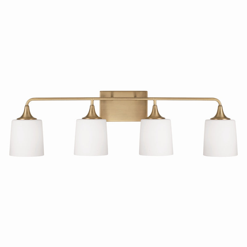 Capital Lighting 148941AD-541 Presley Four Light Vanity, Aged Brass Alternate Image.jpg