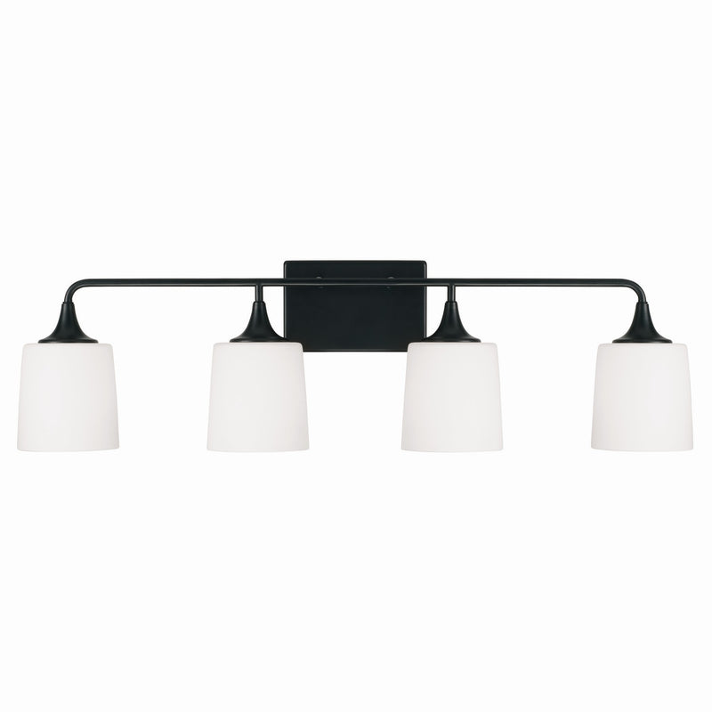 Capital Lighting 148941MB-541 Presley Four Light Vanity, Matte Black Alternate Image.jpg