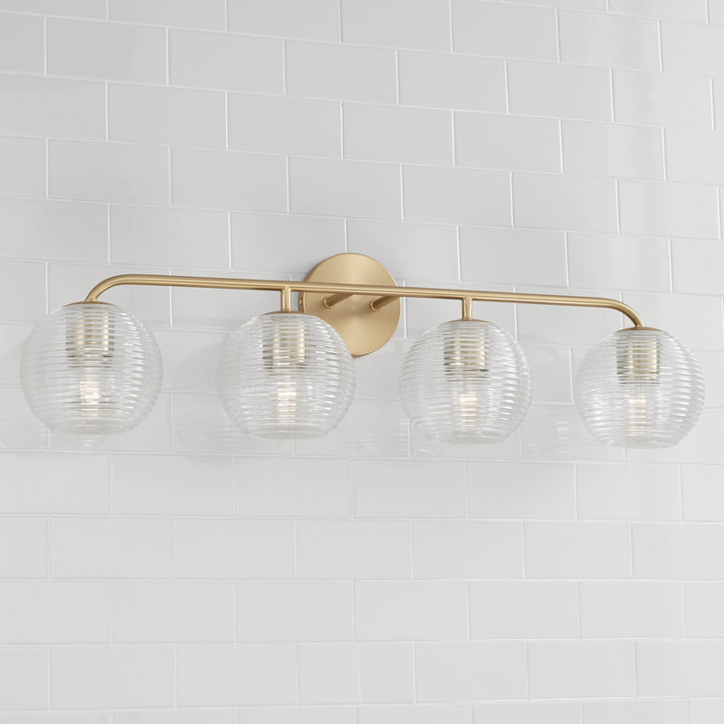 Capital Lighting 149941MA-544 Dolan Four Light Vanity, Matte Brass Alternate Image 2.jpg