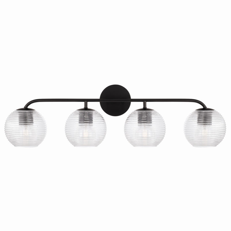 Capital Lighting 149941MB-544 Dolan Four Light Vanity, Matte Black Alternate Image.jpg
