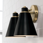 Capital Lighting 150121AB Bradley Two Light Vanity, Aged Brass and Black Alternate Image 4.jpg