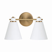 Capital Lighting 150121AW Bradley Two Light Vanity, Aged Brass and White Alternate Image.jpg