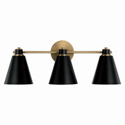 Capital Lighting 150131AB Bradley Three Light Vanity, Aged Brass and Black Alternate Image.jpg
