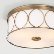 Capital Lighting 225131AD-683 Rylann Three Light Flush Mount, Aged Brass Alternate Image 2.jpg