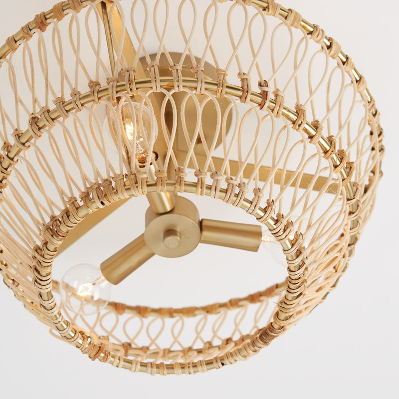 Capital Lighting 244131MA Wren Three Light Semi-Flush Mount, Matte Brass Alternate Image 4.jpg