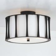 Capital Lighting 244631MB Bodie Three Light Semi-Flush Mount, Matte Black Alternate Image 2.jpg