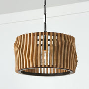 Capital Lighting 244632WK Archer One Light Semi-Flush Mount, Light Wood and Matte Black Alternate Image 3.jpg