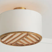 Capital Lighting 247431MA Soleil Three Light Semi-Flush Mount, Matte Brass Alternate Image 4.jpg