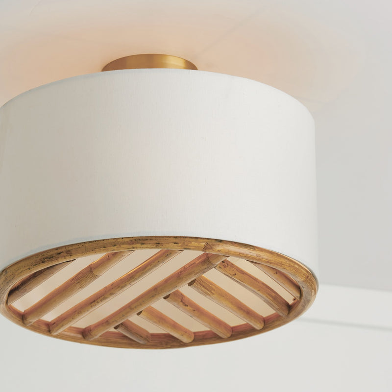 Capital Lighting 247431MA Soleil Three Light Semi-Flush Mount, Matte Brass Alternate Image 4.jpg