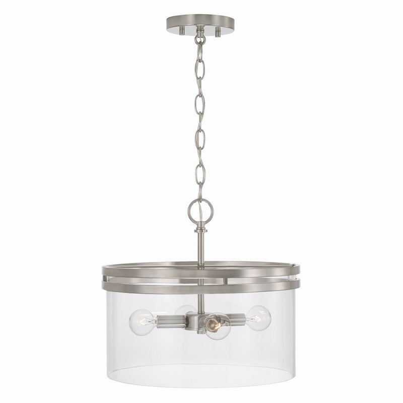 Capital Lighting 248741BN Fuller Four Light Semi-Flush Mount, Brushed Nickel Alternate Image 2.jpg
