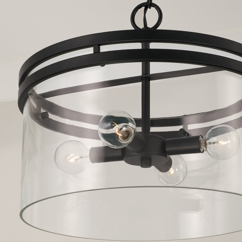 Capital Lighting 248741MB Fuller Four Light Semi-Flush Mount, Matte Black Alternate Image 4.jpg