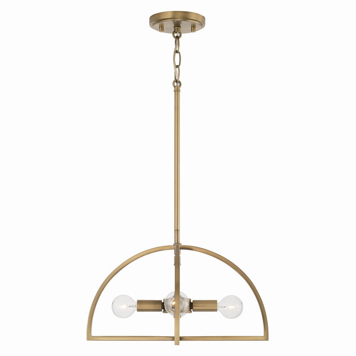 Capital Lighting 248841AD Lawson Four Light Semi-Flush Mount, Aged Brass Alternate Image.jpg