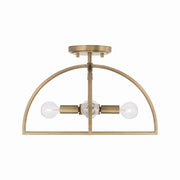 Capital Lighting 248841AD Lawson Four Light Semi-Flush Mount, Aged Brass Alternate Image 2.jpg
