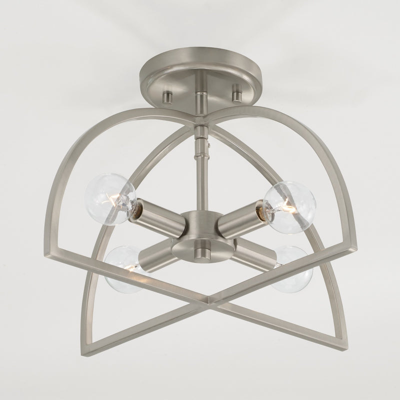 Capital Lighting 248841BN Lawson Four Light Semi-Flush Mount, Brushed Nickel Alternate Image 4.jpg