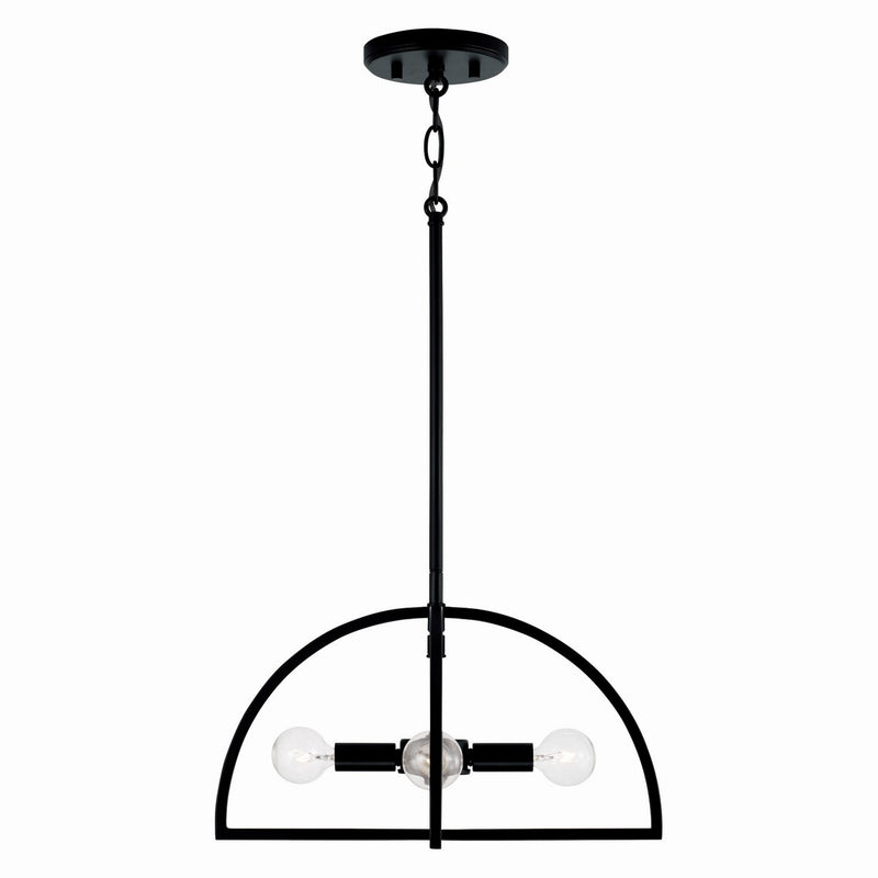 Capital Lighting 248841MB Lawson Four Light Semi-Flush Mount, Matte Black Alternate Image.jpg