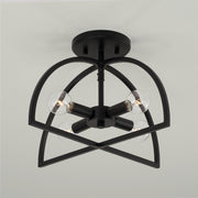 Capital Lighting 248841MB Lawson Four Light Semi-Flush Mount, Matte Black Alternate Image 4.jpg