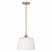 Capital Lighting 248911AD Presley One Light Semi-Flush Mount, Aged Brass Alternate Image 2.jpg