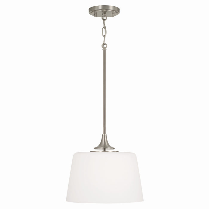 Capital Lighting 248911BN Presley One Light Semi-Flush Mount, Brushed Nickel Alternate Image.jpg