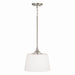 Capital Lighting 248911BN Presley One Light Semi-Flush Mount, Brushed Nickel Alternate Image 2.jpg