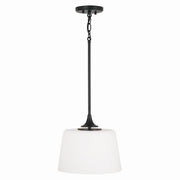 Capital Lighting 248911MB Presley One Light Semi-Flush Mount, Matte Black Alternate Image 2.jpg