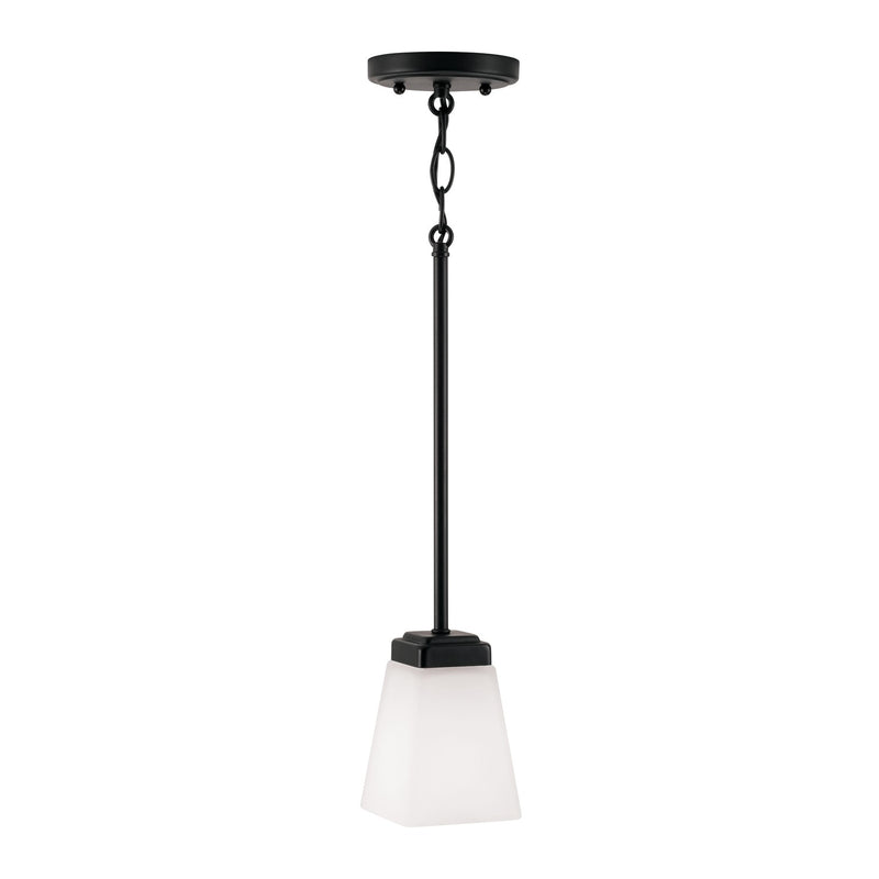 Capital Lighting 314411MB-334 Baxley One Light Pendant, Matte Black Alternate Image.jpg