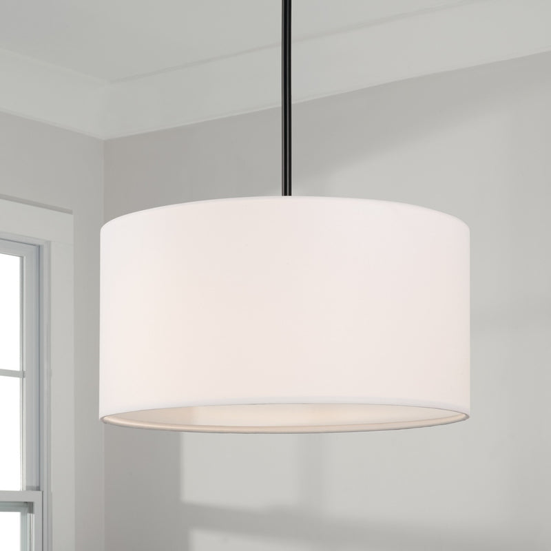 Capital Lighting 314632MB-659 Alan Three Light Pendant, Matte Black Alternate Image 2.jpg