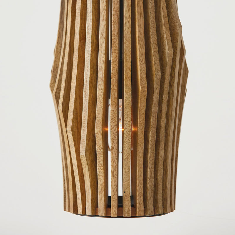 Capital Lighting 344613WK Archer One Light Pendant, Light Wood and Matte Black Alternate Image 2.jpg