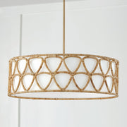 Capital Lighting 347242MA Tulum Four Light Pendant, Matte Brass Alternate Image.jpg