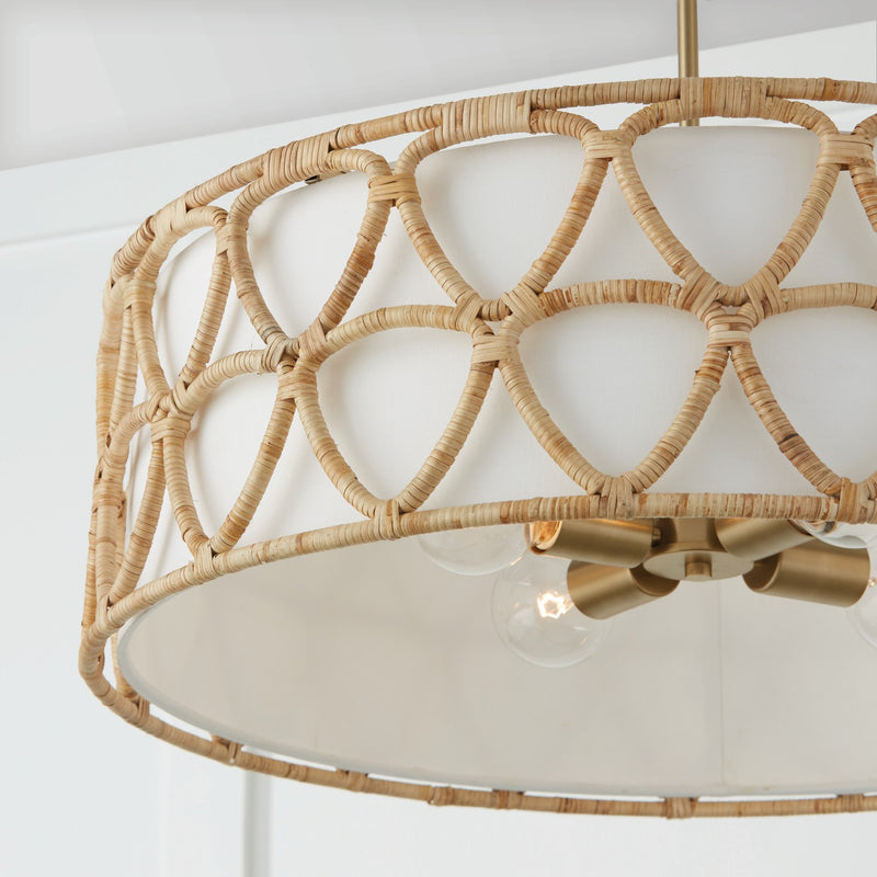 Capital Lighting 347242MA Tulum Four Light Pendant, Matte Brass Alternate Image 2.jpg