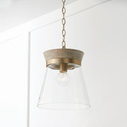 Capital Lighting 347311WS Finn One Light Pendant, White Wash and Matte Brass Alternate Image.jpg