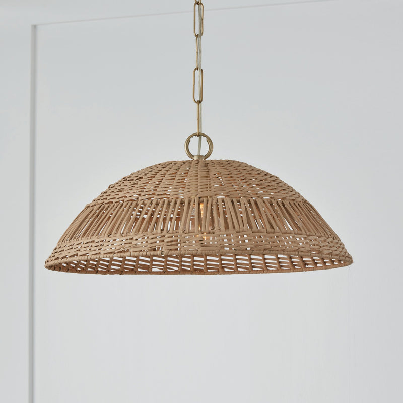 Capital Lighting 347511MA Naomi One Light Pendant, Matte Brass Alternate Image.jpg