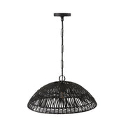 Capital Lighting 347511MB Naomi One Light Pendant, Matte Black Alternate Image.jpg