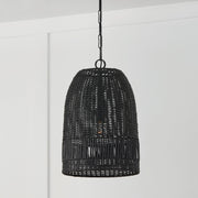 Capital Lighting 347512MB Naomi One Light Pendant, Matte Black Alternate Image.jpg