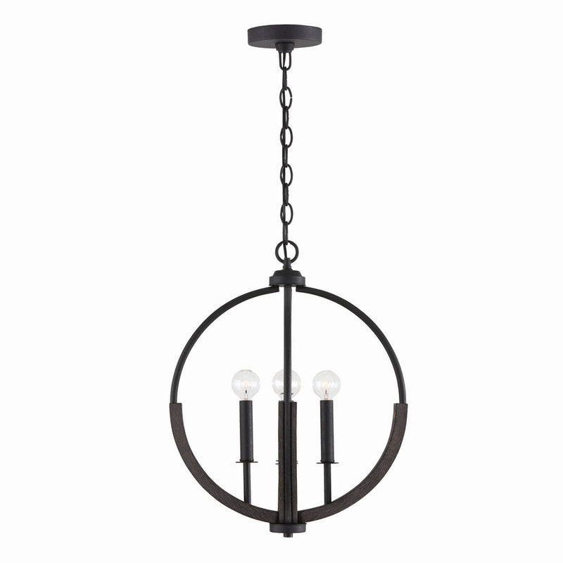 Capital Lighting 347642CK Clive Four Light Pendant, Carbon Grey and Black Iron Alternate Image.jpg