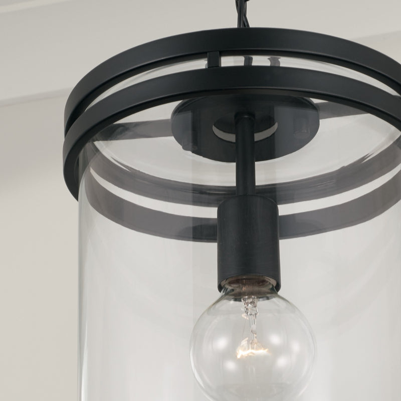 Capital Lighting 348711MB Fuller One Light Pendant, Matte Black Alternate Image 2.jpg
