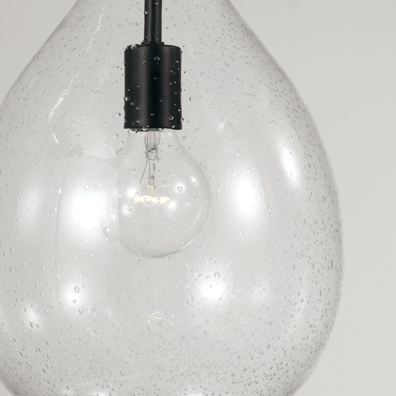 Capital Lighting 349011MB Brentwood One Light Pendant, Matte Black Alternate Image 2.jpg