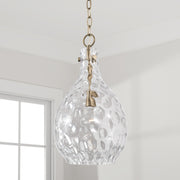 Capital Lighting 349012AD Brentwood One Light Pendant, Aged Brass Alternate Image.jpg