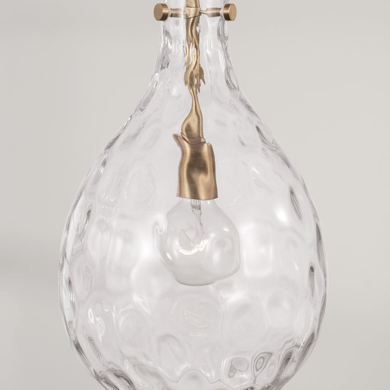 Capital Lighting 349012AD Brentwood One Light Pendant, Aged Brass Alternate Image 2.jpg