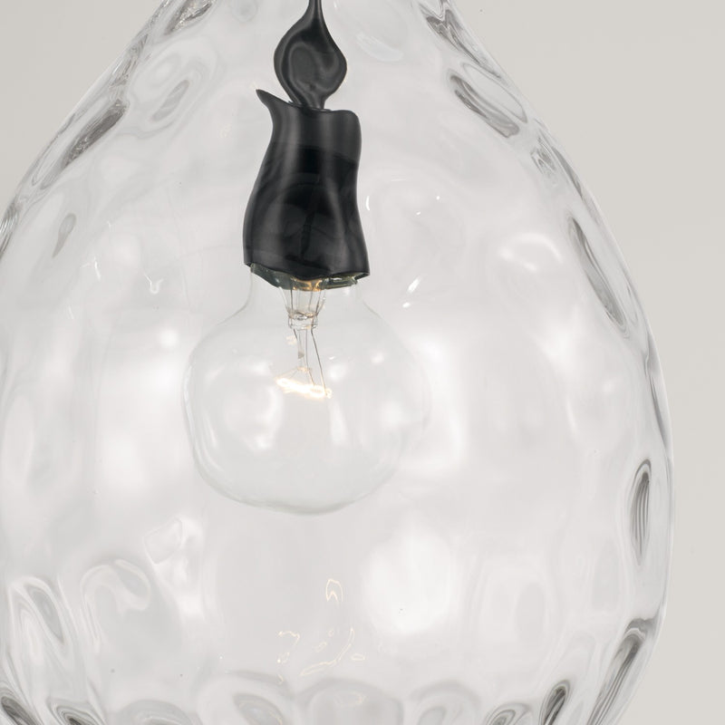 Capital Lighting 349012MB Brentwood One Light Pendant, Matte Black Alternate Image 2.jpg