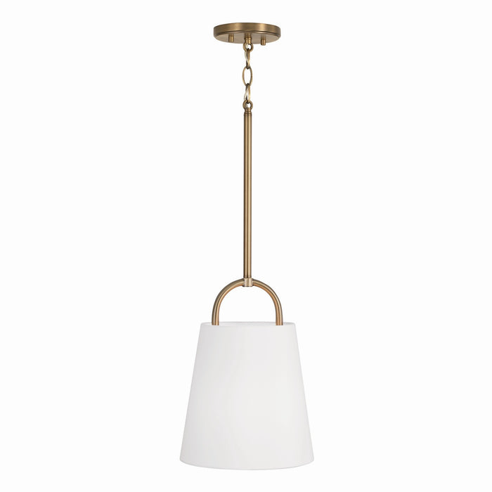 Capital Lighting 349411AD Brody One Light Pendant, Aged Brass Alternate Image.jpg