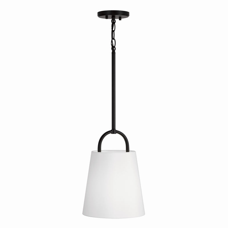 Capital Lighting 349411MB Brody One Light Pendant, Matte Black Alternate Image.jpg