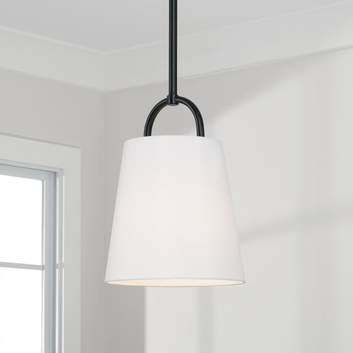 Capital Lighting 349411MB Brody One Light Pendant, Matte Black Alternate Image 3.jpg