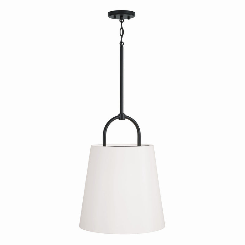 Capital Lighting 349412MB Brody One Light Pendant, Matte Black Alternate Image.jpg