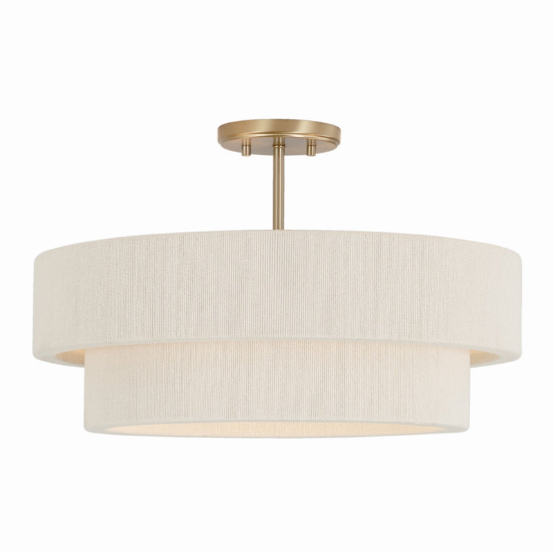 Capital Lighting 349841MA Delaney Four Light Pendant, Matte Brass Alternate Image.jpg
