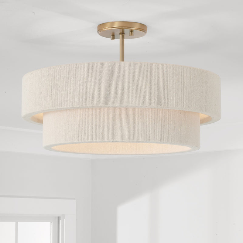 Capital Lighting 349841MA Delaney Four Light Pendant, Matte Brass Alternate Image 3.jpg