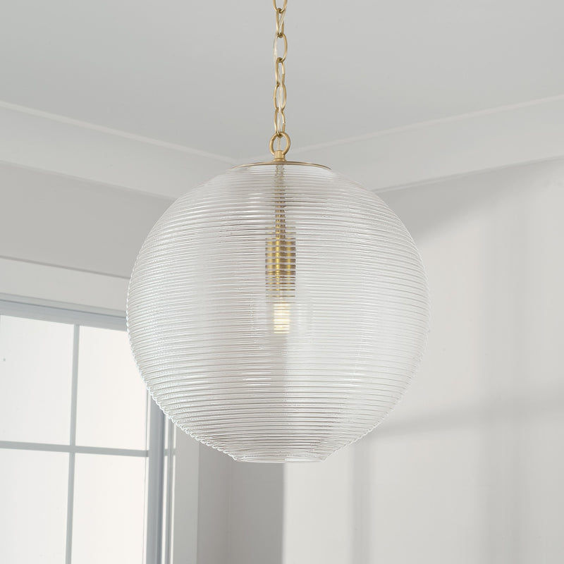 Capital Lighting 349911MA Dolan One Light Pendant, Matte Brass Alternate Image 2.jpg