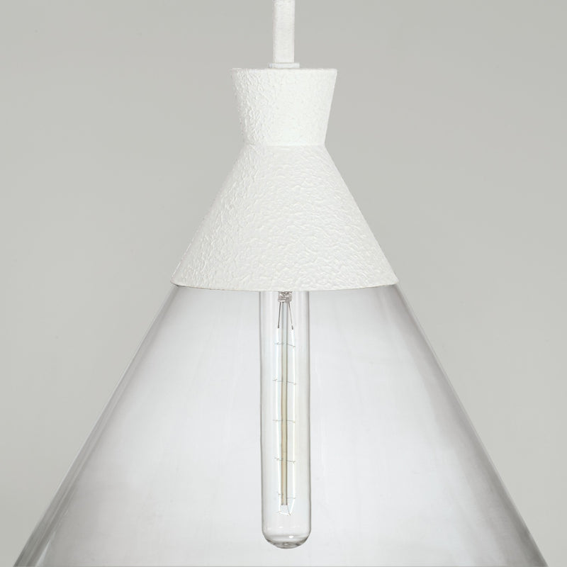 Capital Lighting 350311XW Paloma One Light Pendant, Textured White Alternate Image 2.jpg