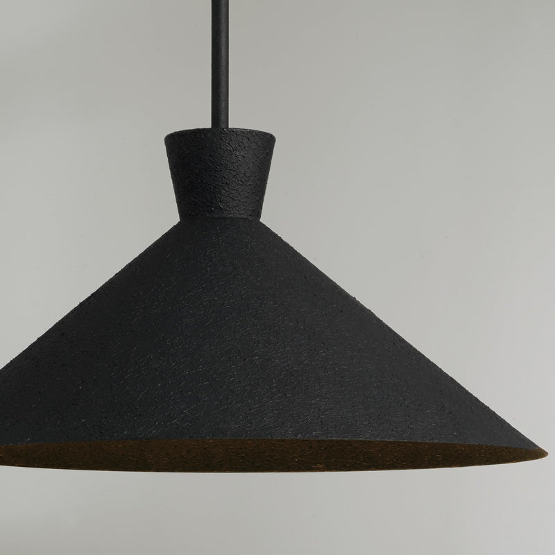 Capital Lighting 350312XK Paloma One Light Pendant, Textured Black Alternate Image 2.jpg